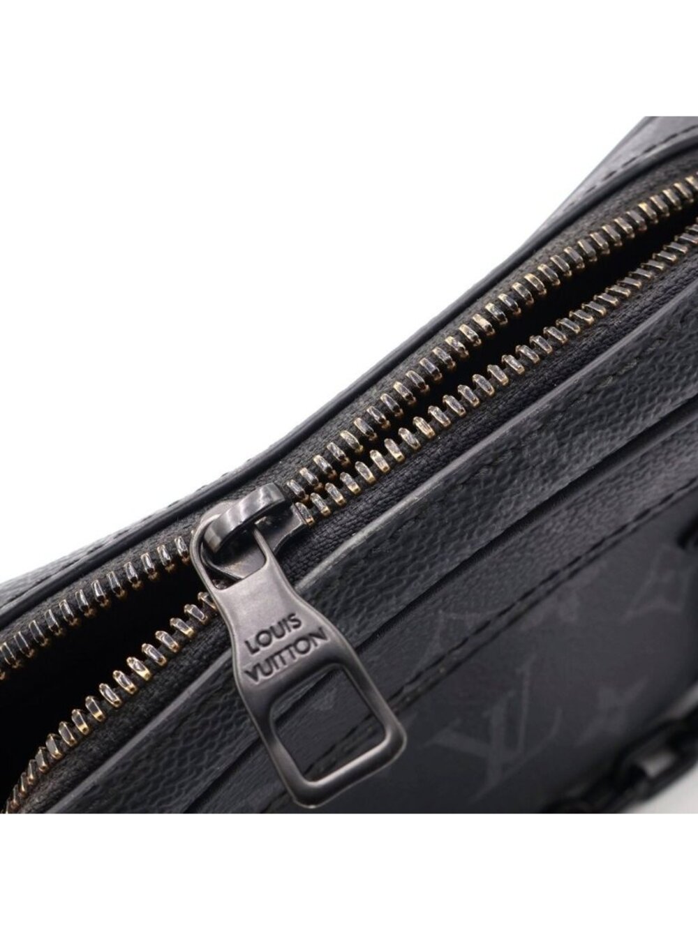 Louis Vuitton Pochette Volga Monogram Eclipse Clutch Black - Picture 6 of 7